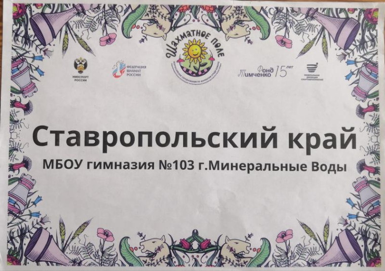 Шахматное поле.